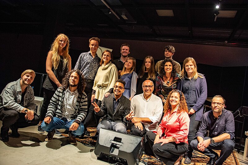 Brazilian Baltic Festival 2018 - Riga Fred Martins, Sheila Zagury, Diogo Guanabara, Djâmen Farias, Felipe Radicetti, Marianna Leporace, Jolanta Gulbe-Paškeviča, Deniss Paškevičs, Neff irizarry II, Kaspar Kurdeko, Toms Poišs, Indriķis Veitners, Paula Diringa, Madara Mežale, Vladislavs Gluščenko, Artūrs Biķernieks, Laura Liepiņa, Solange Karlauskis.
